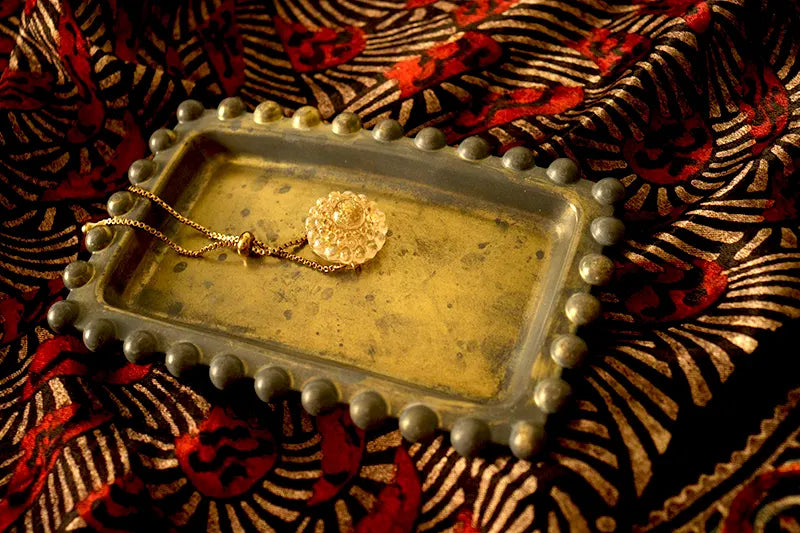 Black Gold Trinket Tray